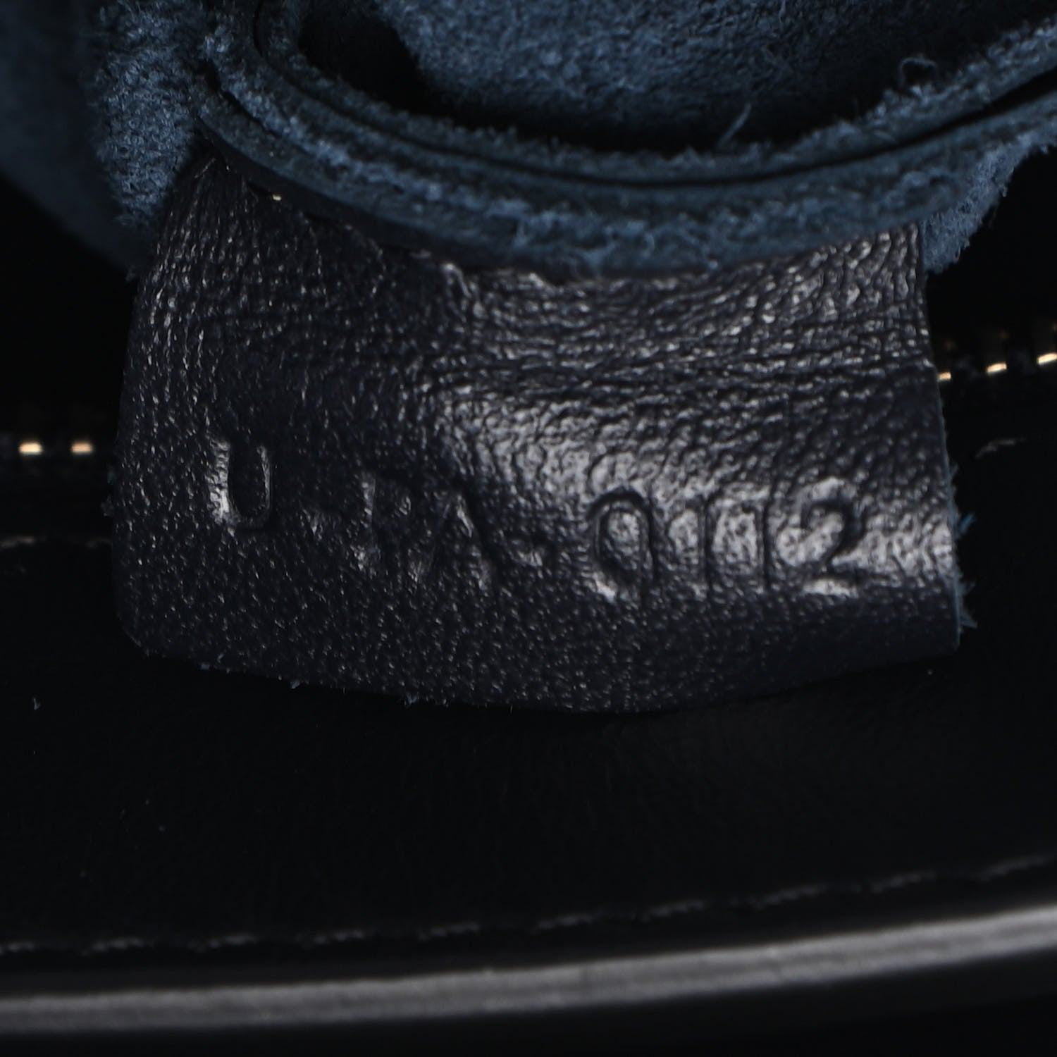 Celine Lambskin Horizontal Cabas Dark Navy 7 of 10