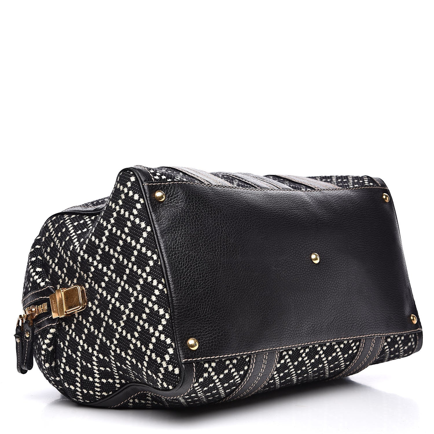Gucci Diamante Calfskin Large Aviatrix Boston Black 4 of 16