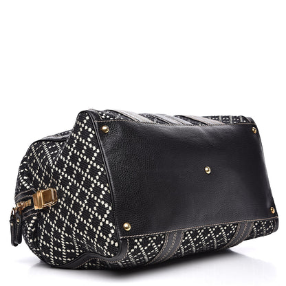 Gucci Diamante Calfskin Large Aviatrix Boston Black 4 of 16