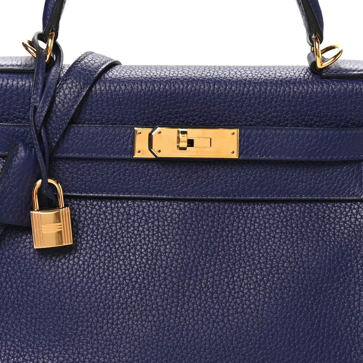 Togo Kelly Retourne 28 Bleu Encre
