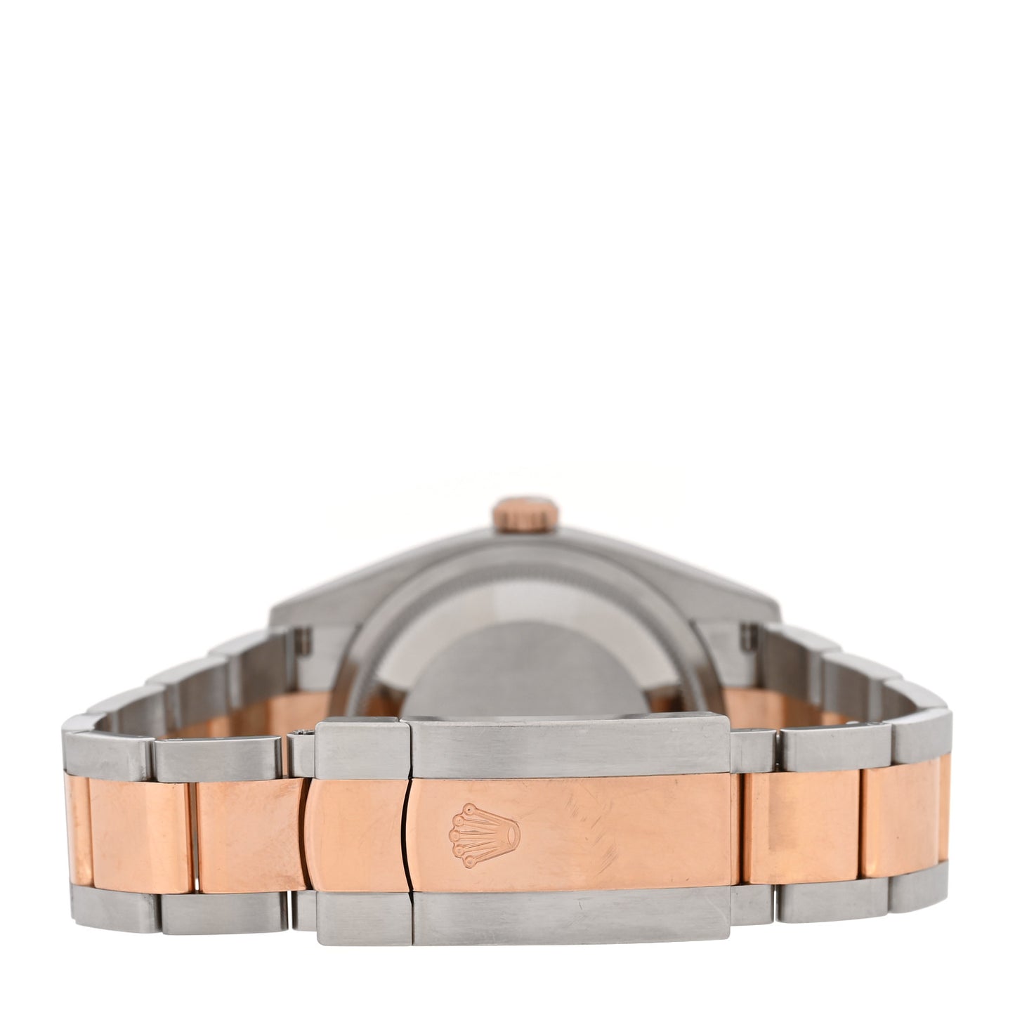 Stainless Steel 18K Everose Gold 36mm Oyster Perpetual Datejust Watch Slate 126231