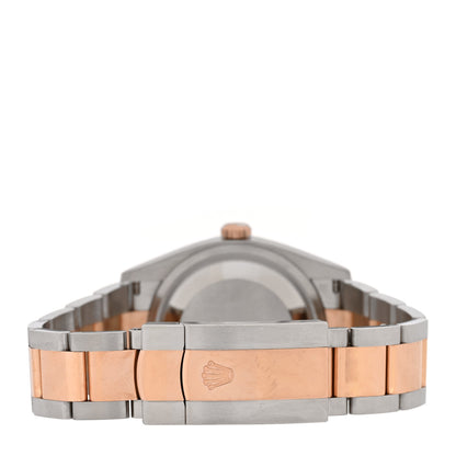 Rolex Stainless Steel 18K Everose Gold 36mm Oyster Perpetual Datejust Watch Slate 126231 3 of 5