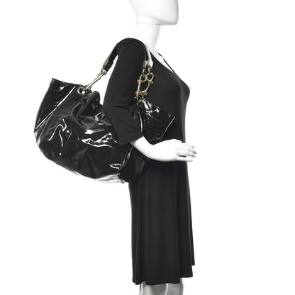 Jimmy Choo Patent Lola Oversized Tote Black 2 of 11