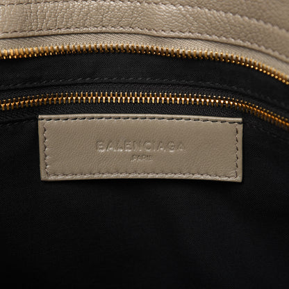 Balenciaga Chevre Gold Metallic Edge Hardware City Gris Taupe 8 of 9