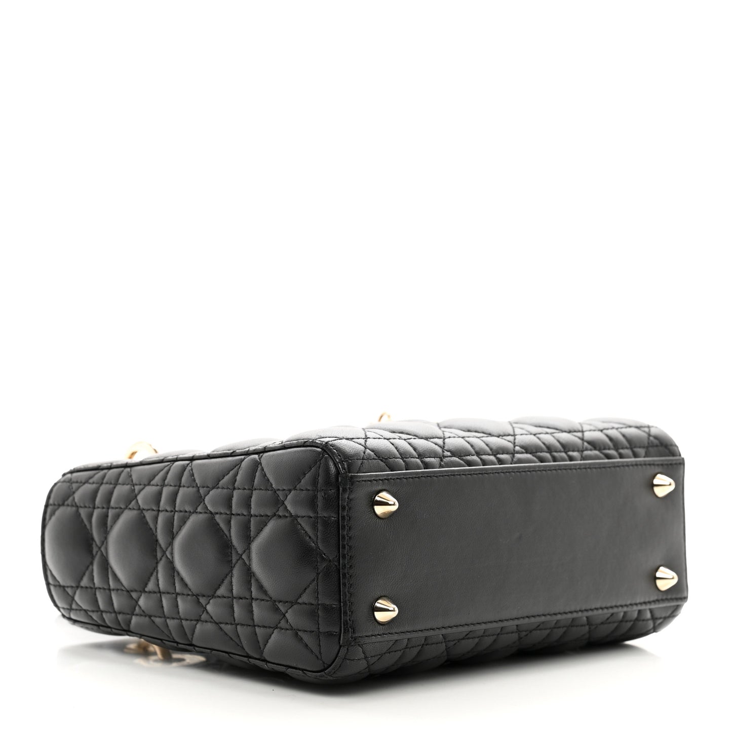 Lambskin Cannage Small My ABCDior Lady Dior Black