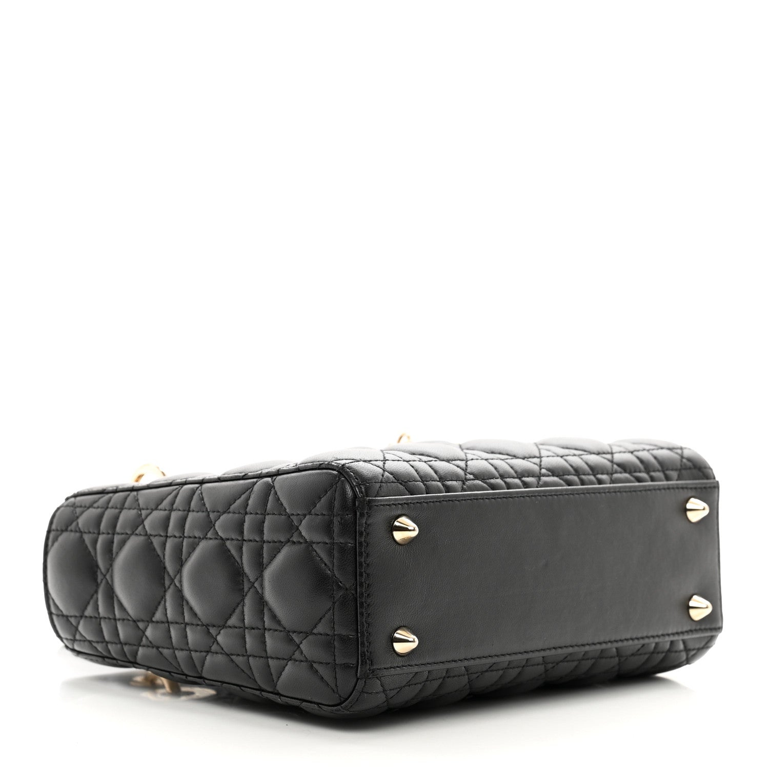 Christian Dior Lambskin Cannage Small My ABCDior Lady Dior Black 5 of 9