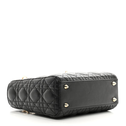 Christian Dior Lambskin Cannage Small My ABCDior Lady Dior Black 5 of 9