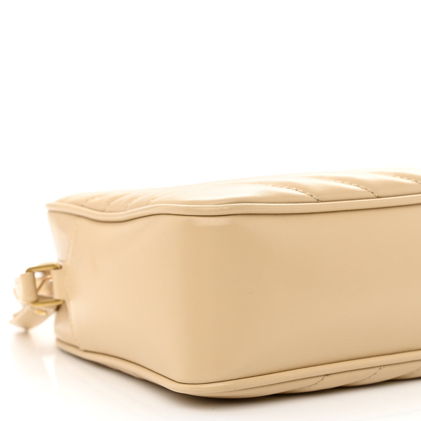 Calfskin Matelasse Monogram Lou Camera Bag Nude Powder