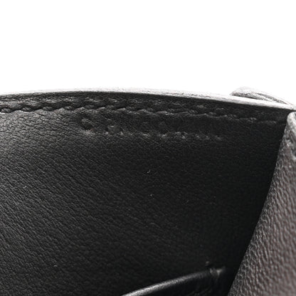 Hermes Chevre Mysore Verrou Clutch Black 7 of 11