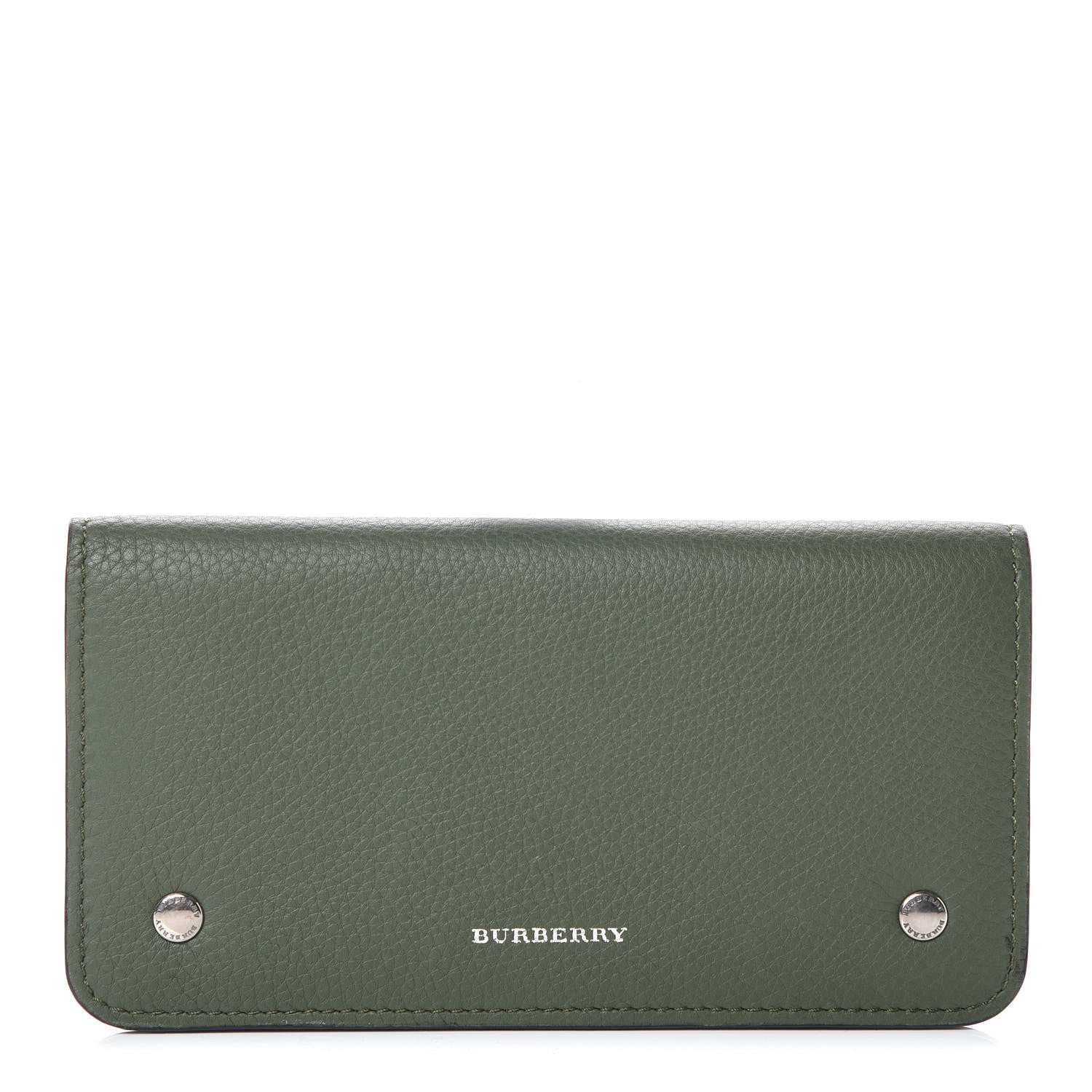 Burberry Calfskin Phone Wallet Sage Green 1 of 9