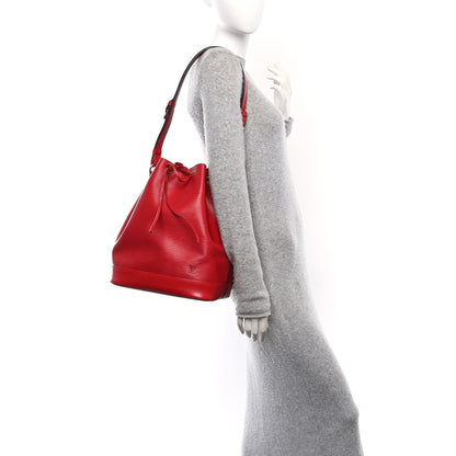 Louis Vuitton Epi Noe Castillan Red 3 of 13