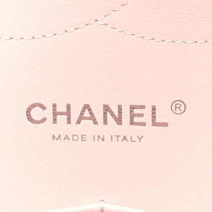 Chanel Patent Quilted Jumbo Double Flap Light Pink 5 of 9