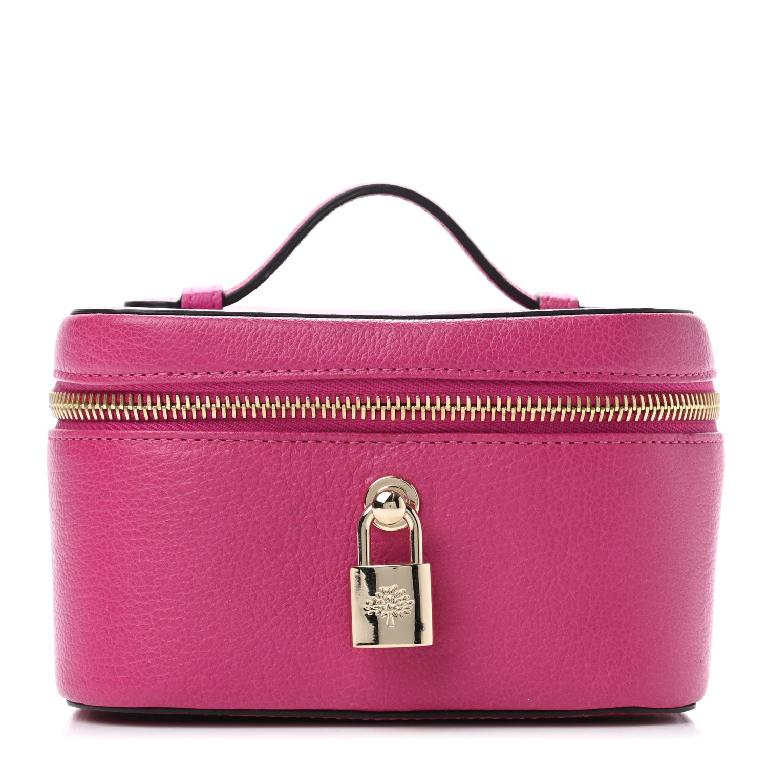 Mulberry Glossy Goatskin Jewelry Case Mulberry Pink 1 of 4