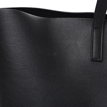 Saint Laurent Calfskin Large Shopping Tote Black 11 of 13