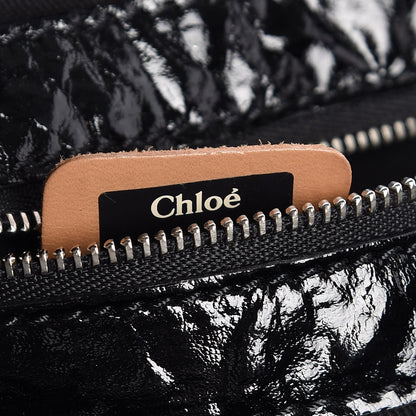 Chloe Patent Lambskin Small Paddington Satchel Black 7 of 8