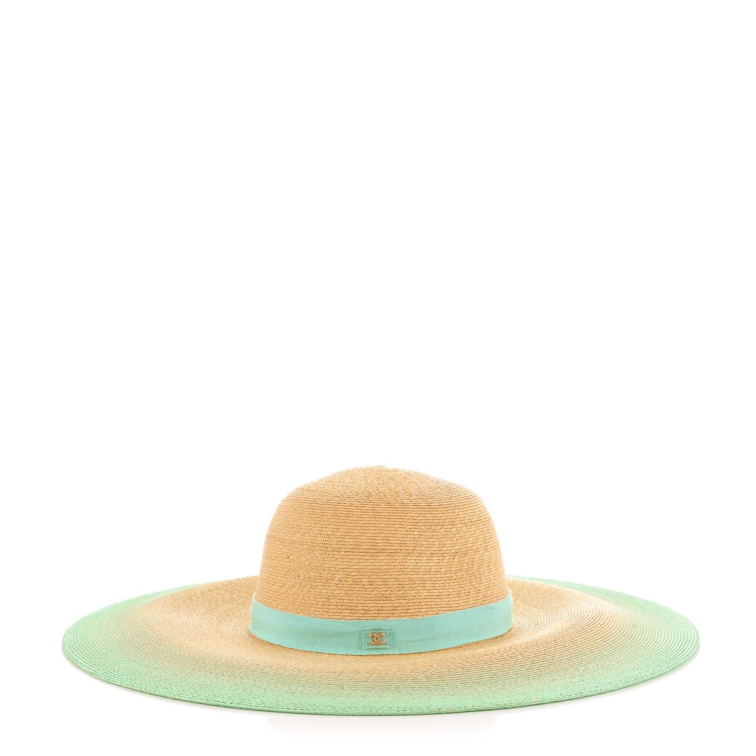 Chanel Straw CC Floppy Hat M Beige 1 of 6