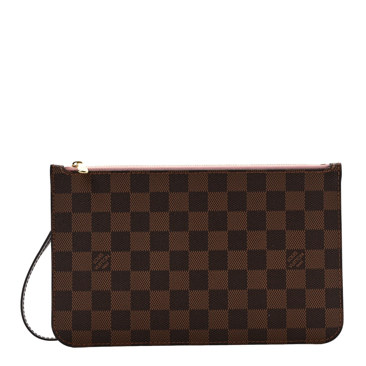Louis Vuitton Damier Ebene Neverfull MM GM Pochette Rose Ballerine 1 of 6