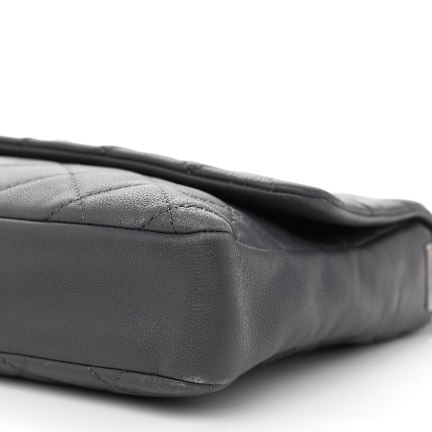 Chanel Calfskin Quilted Couture Messenger Grey 9 of 9