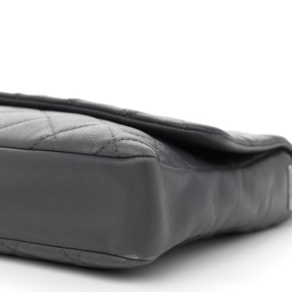 Chanel Calfskin Quilted Couture Messenger Grey 9 of 9