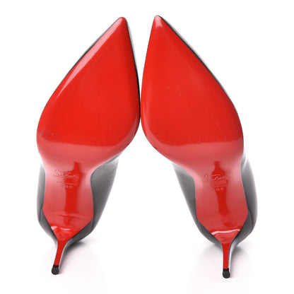 Christian Louboutin Shiny Nappa Decollete 554 85 Pumps 38.5 Black 5 of 9