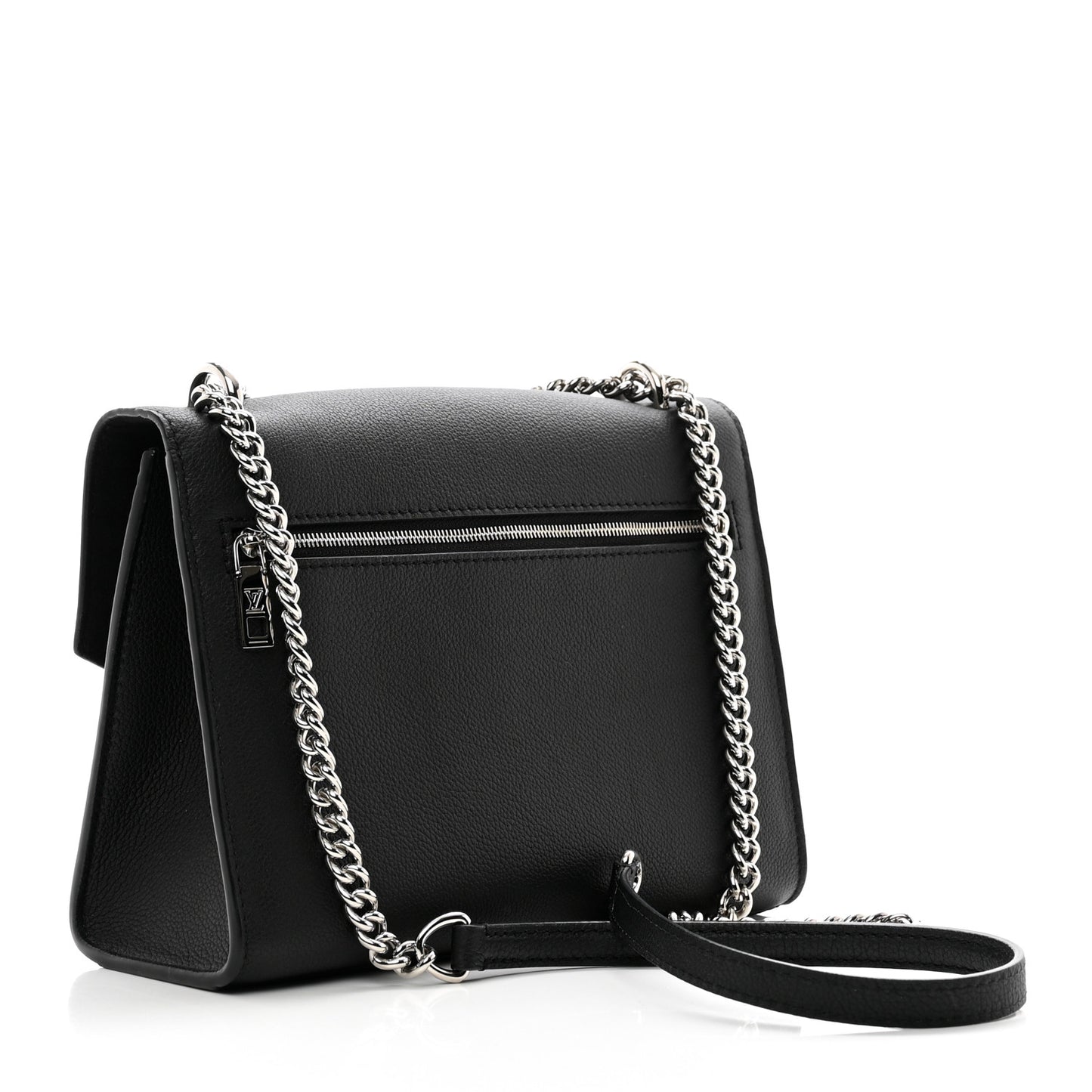 Soft Calfskin Mylockme Chain Bag BB Black