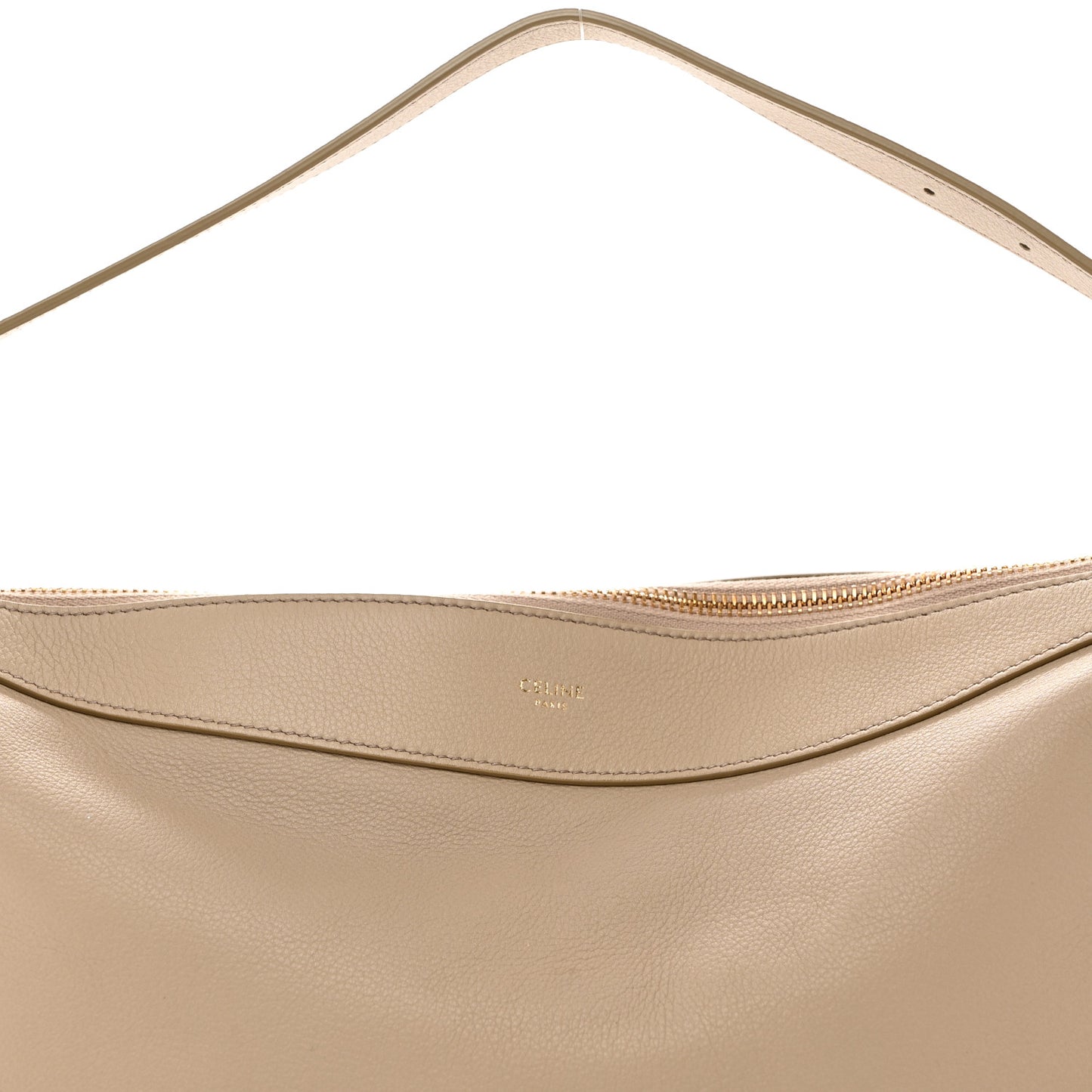 Supple Calfskin Medium Romy Shoulder Bag Safari