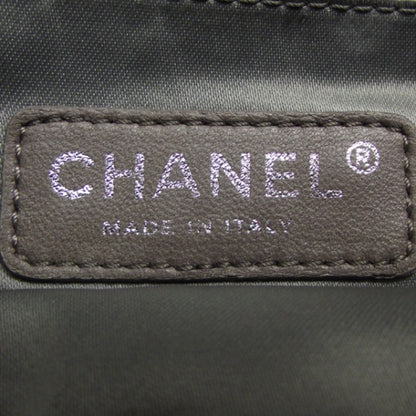 Chanel Metallic Crackled Calfskin Perforated Drill Shoulder Bag Silver 8 of 12