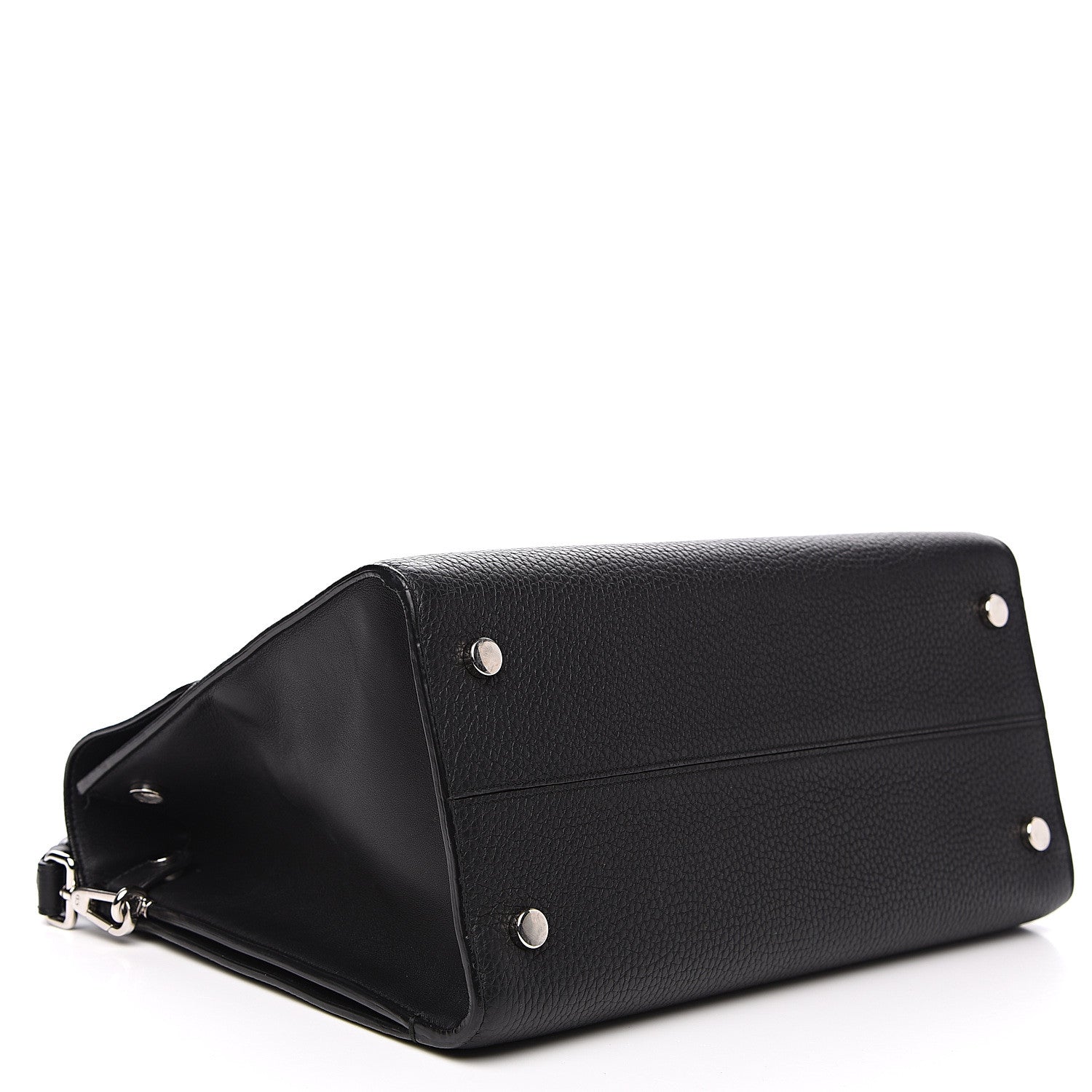 Christian Dior Grained Calfskin Medium Diorever Flap Black 3 of 12