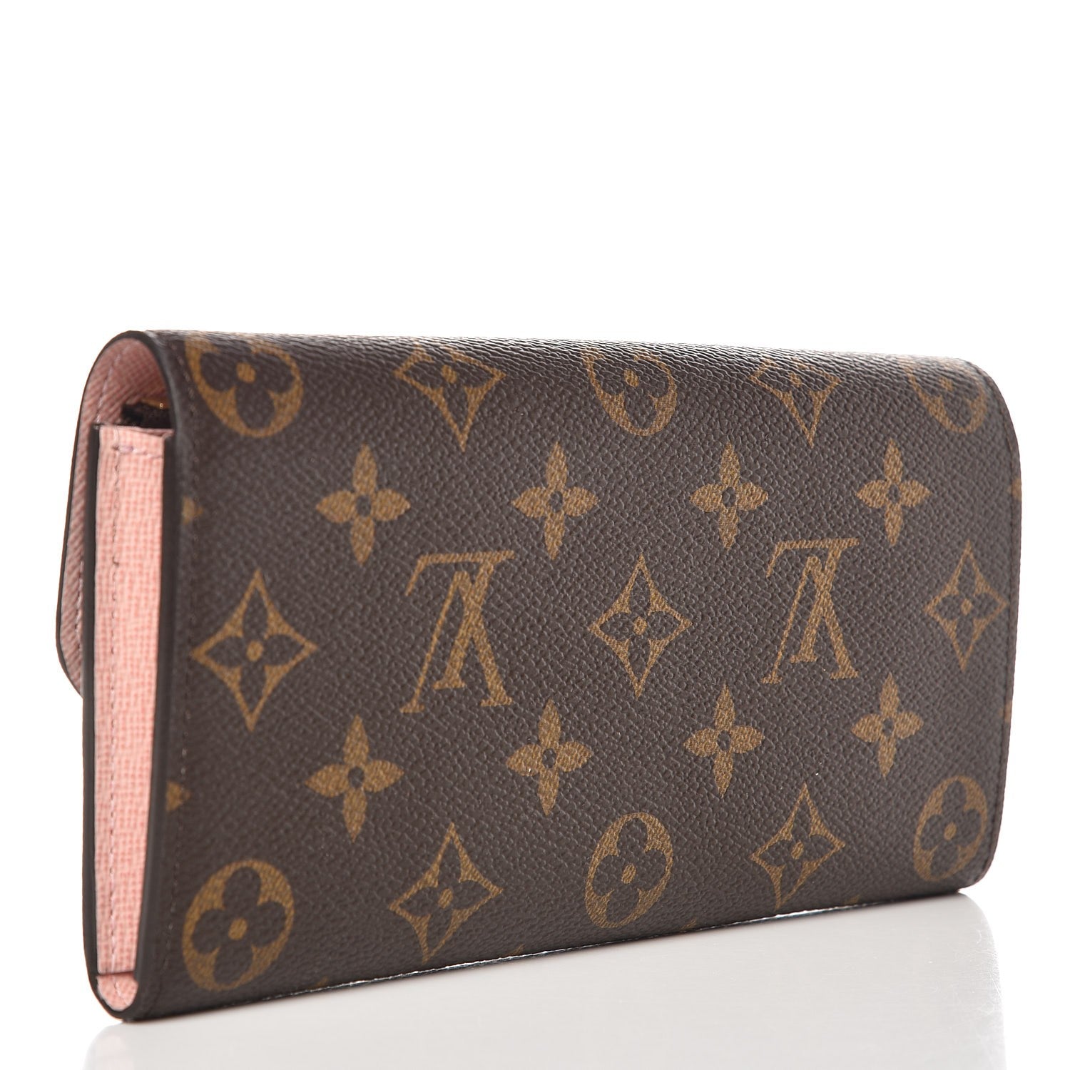 Louis Vuitton Monogram Emilie Wallet Rose Ballerine 3 of 6