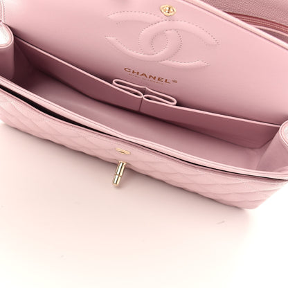 Chanel Caviar Quilted Medium Double Flap Light Pink 5 of 10