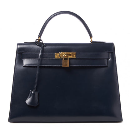 Hermes Box Kelly Sellier 32 Indigo 1 of 33