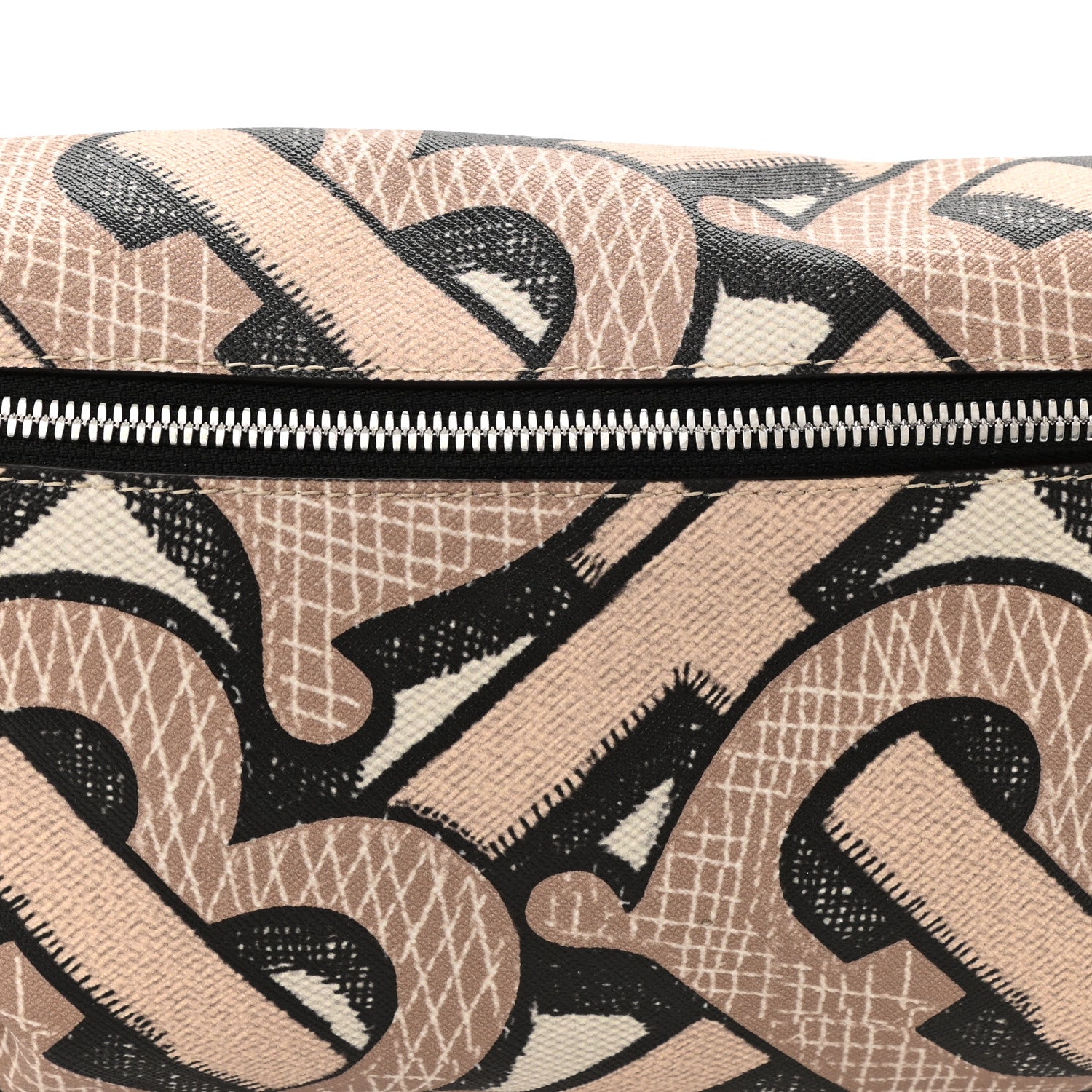 Burberry E-Canvas Monogram Medium Sonny Bum Bag Dark Beige 7 of 9