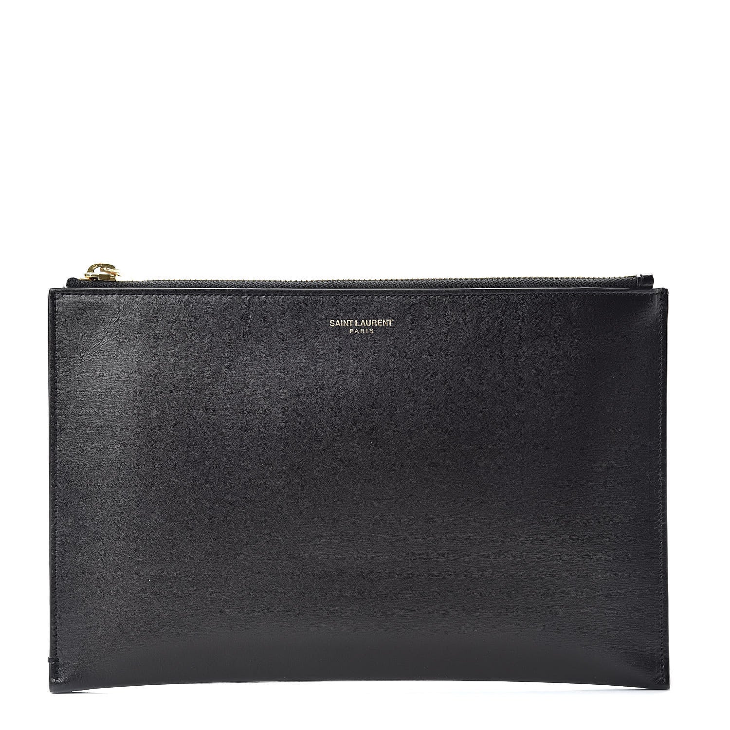 Saint Laurent Calfskin Mini Tablet Holder Black 1 of 7