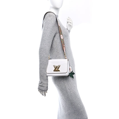 Louis Vuitton Epi Asnieres Flowers Twist Shoulder Bag PM White 2 of 10