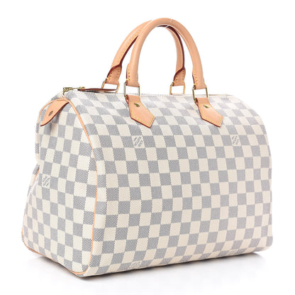 Louis Vuitton Damier Azur Speedy 30 3 of 9