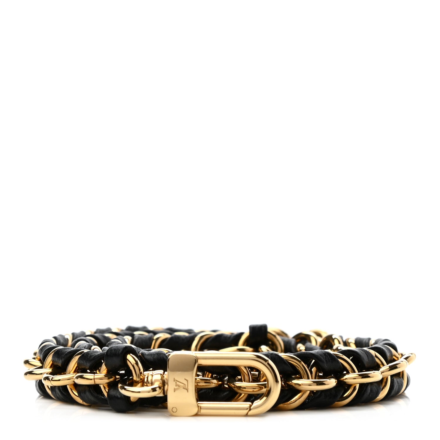 Louis Vuitton Calfskin Multi Pochette Chain Shoulder Strap Black Gold 1 of 4
