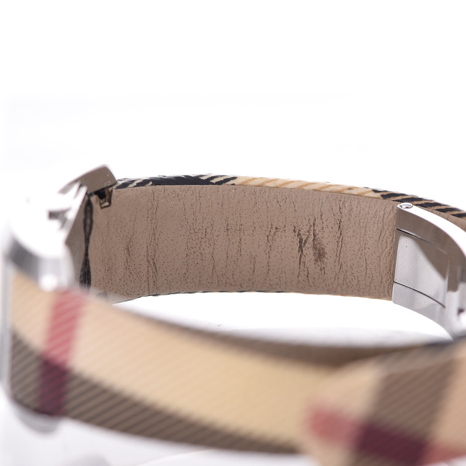 Burberry Stainless Steel Calfskin 20mm Heritage Nova Check Quartz Watch BU9503 9 of 9