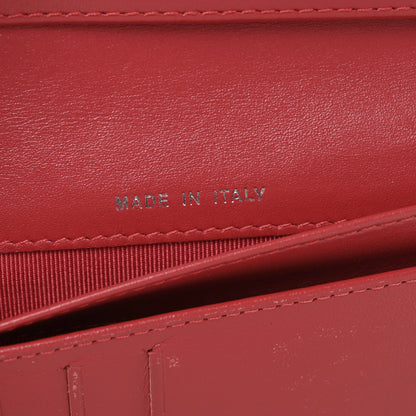 Chanel Patent Quilted Zip Pocket Wallet Coral 7 of 11