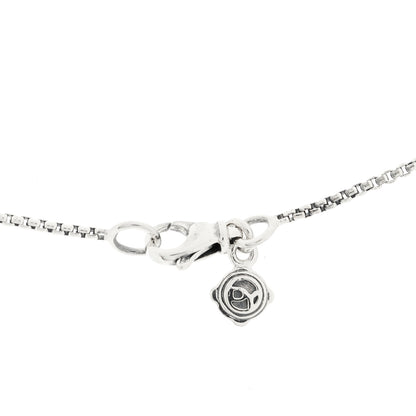 David Yurman Sterling Silver Diamond 8mm Petite Infinity Pendant Necklace 5 of 5