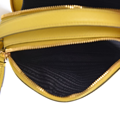 Prada Saffiano Lux Odette Crossbody Sole 6 of 10