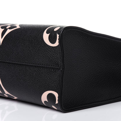 Louis Vuitton Empreinte Monogram Giant Onthego PM Black Beige 9 of 10