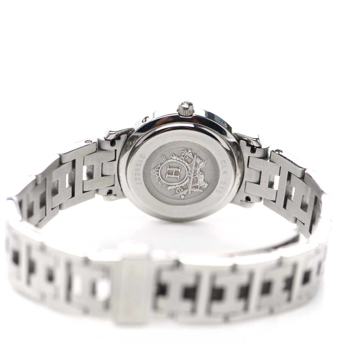 Stainless Steel 24mm Clipper Quartz Watch Black