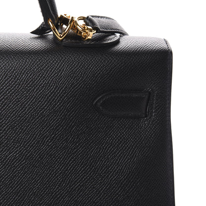 Hermes Epsom Kelly Sellier 35 Black 11 of 32