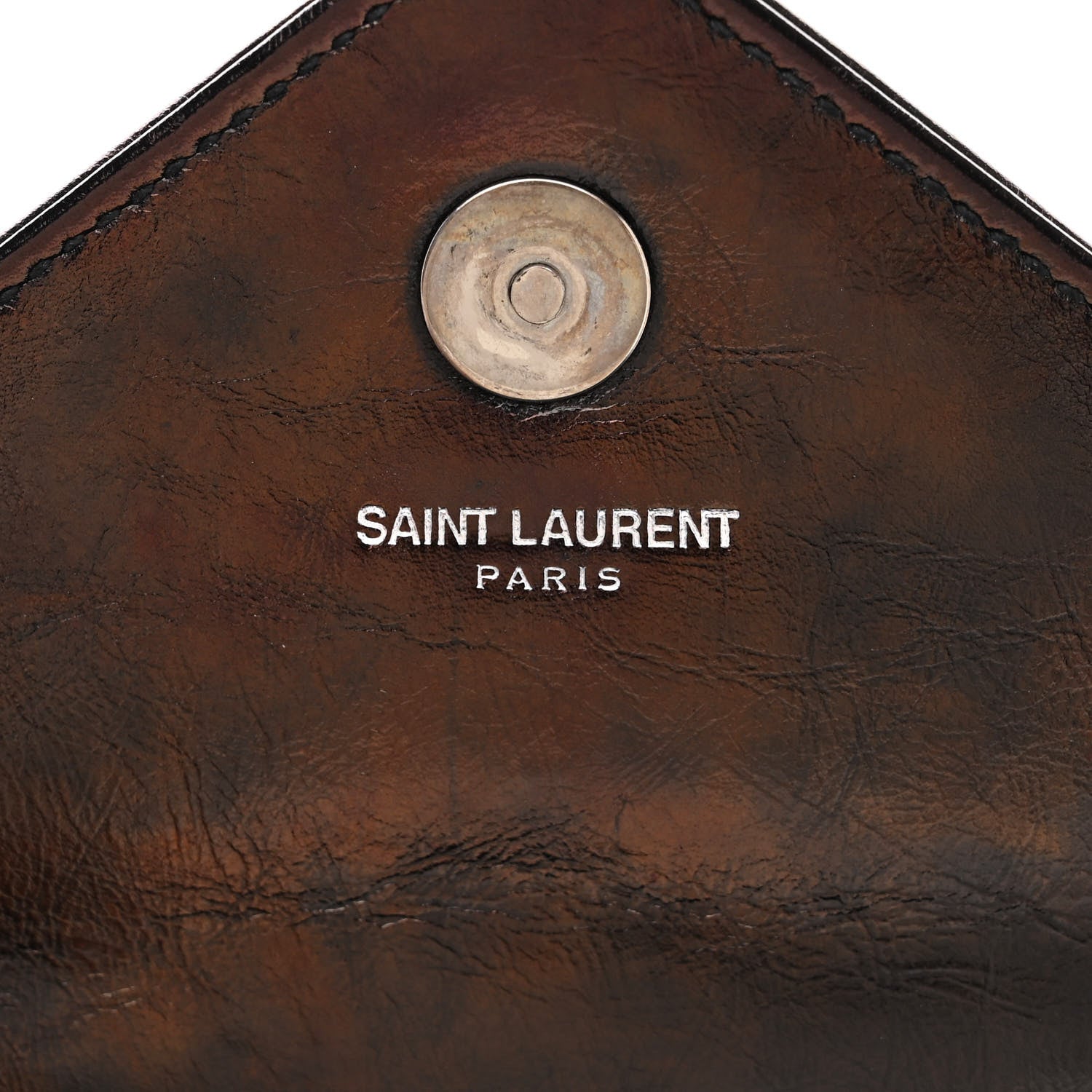 Saint Laurent Calfskin Matelassé Monogram Classic Baby Punk Chain Bag Black 6 of 14