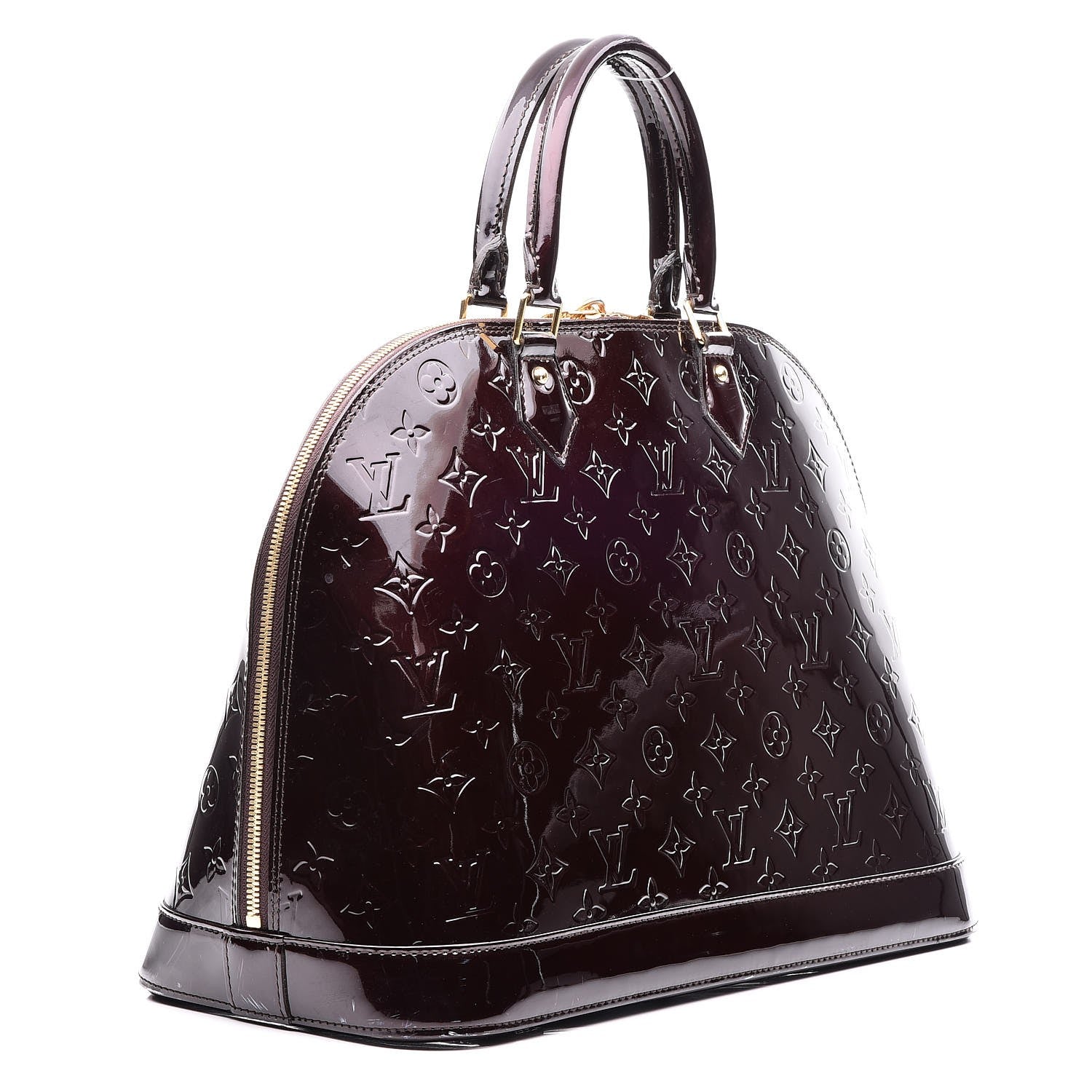 Louis Vuitton Vernis Alma GM Amarante 3 of 11