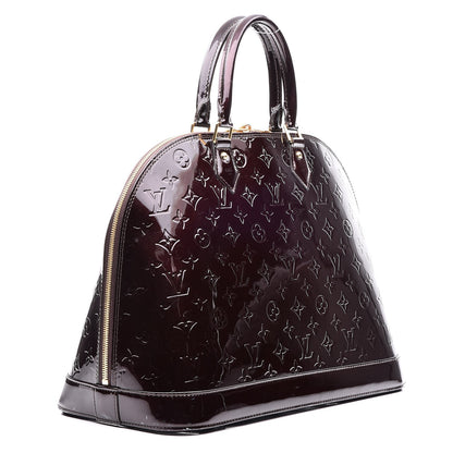 Louis Vuitton Vernis Alma GM Amarante 3 of 11