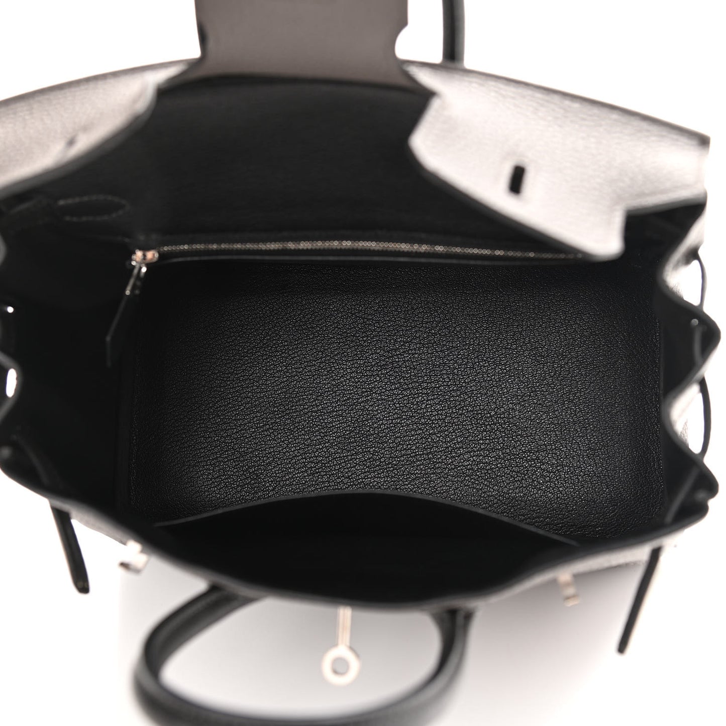 Togo Horseshoe Birkin 25 Etain Black