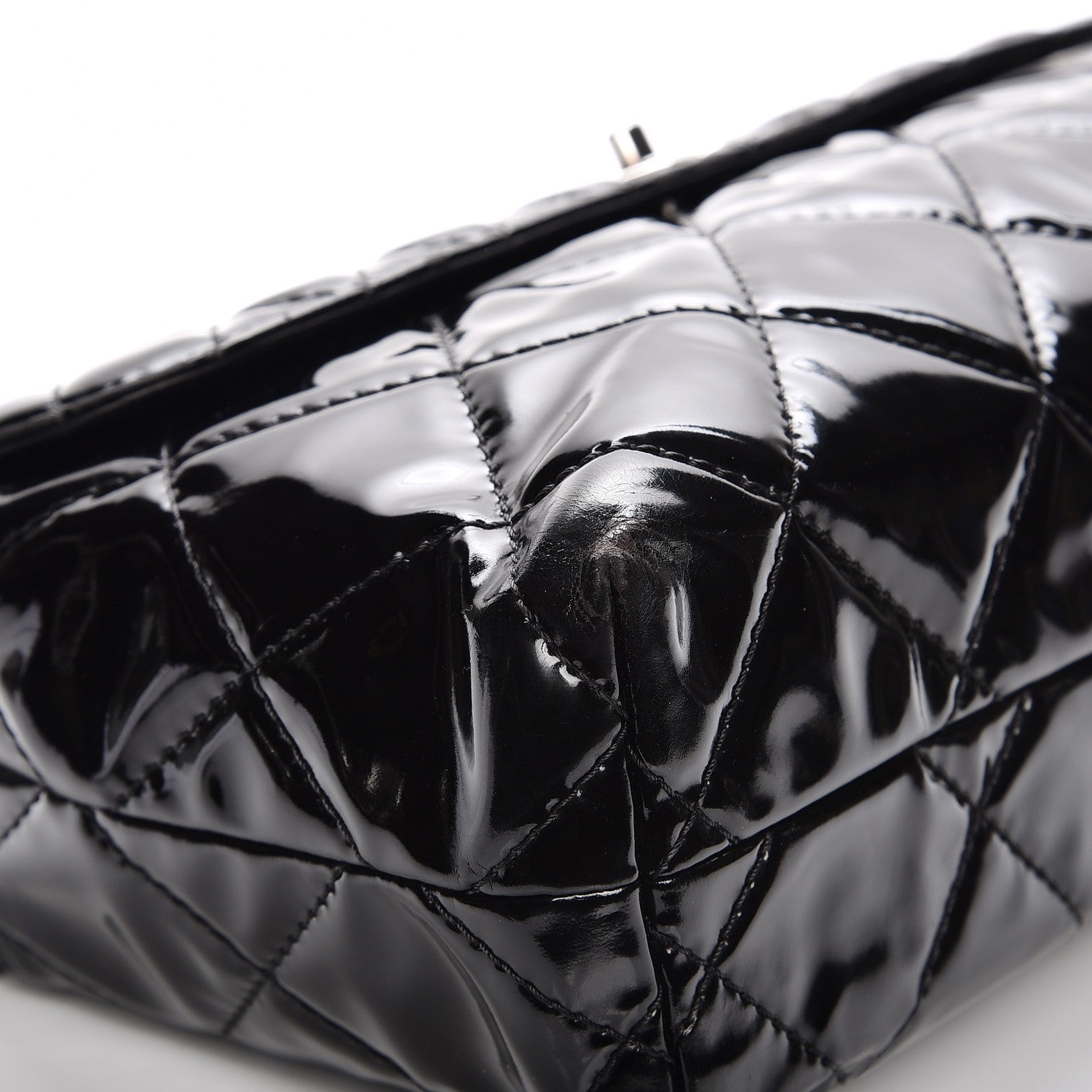 Chanel Vinyl Quilted In the Business Flap Bag Black 5 of 13