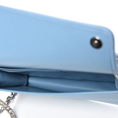 Prada Nappa Mini Impunture Bandoliera Chain Crossbody Bag Astrale 5 of 9