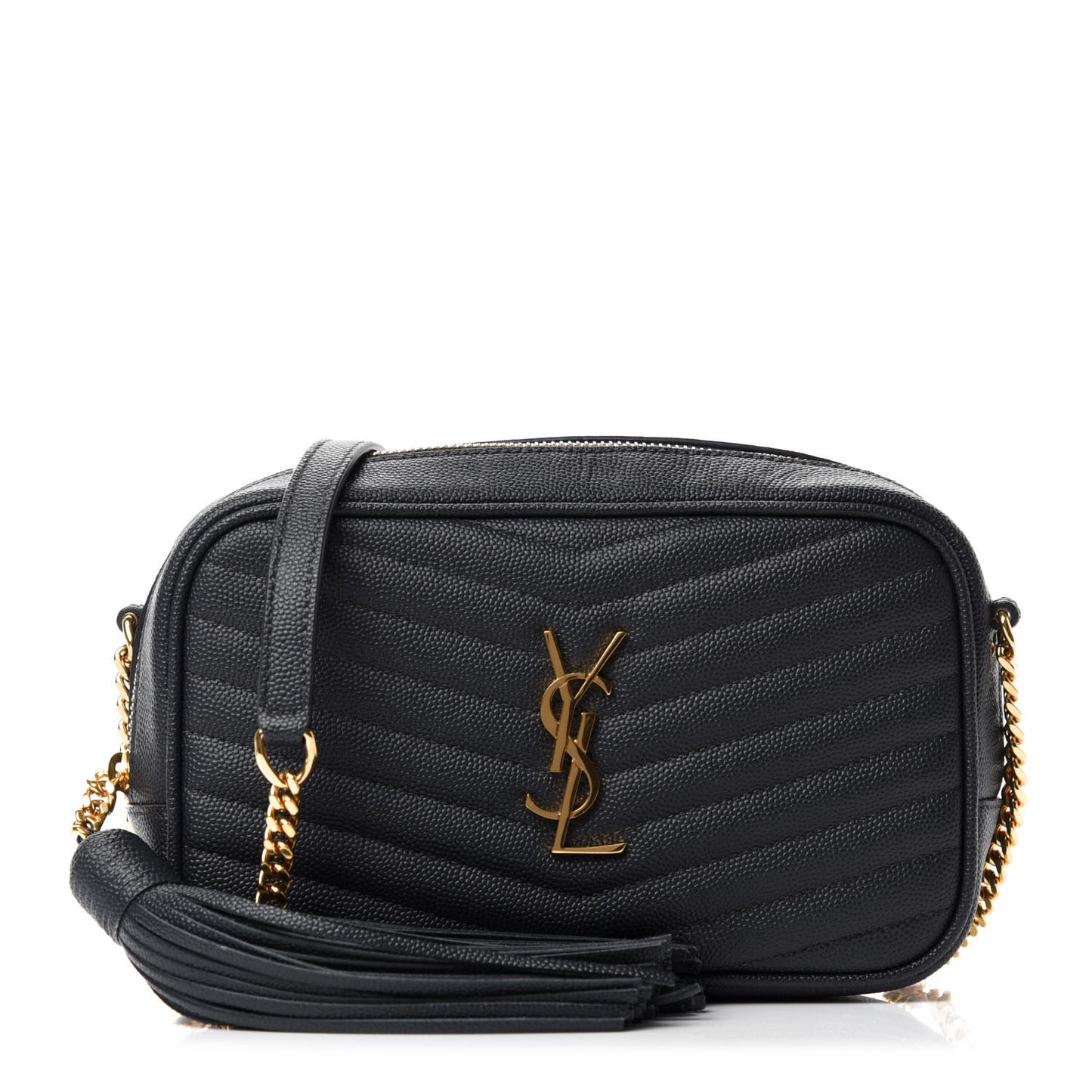 Grain De Poudre Matelasse Monogram Mini Lou Camera Bag Dark Smog